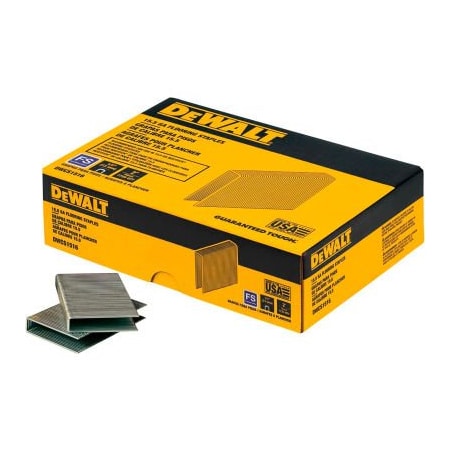 Dewalt Flooring Staples, 15.5 ga, 2 in Leg L DWCS1516